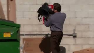 Guy Throws Computer In The Trash Meme