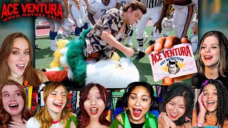 Top Fighting With The Mascot Reactions Ace Ventura Pet Detective 1994 Movie Reaction