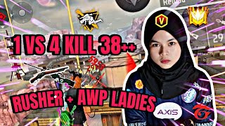 Gameplay 1Vs4 Rusher Ladies Evos Nune Rog 8