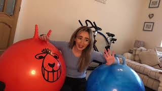 Which Of My Space Hoppers Is Better Blue Or Orange Challenge