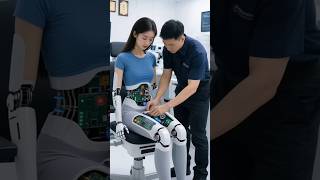 Dişi Insansı Robotun Yeni Uyluk Yapısını Değiştirin