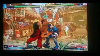 Streetfighter 5 Champion Edition Ken Throw On Lucia Ryona 2