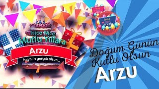 Doğum Günün Kutlu Olsun Arzu İsme Özel Videolar