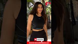 Saiee Manjrekar Spotted Post Gym Session At The Tribe Juhu