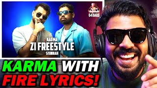 Zi Freestyle - Karma X Stunnah Beatz Reaction Red Bull 64 Bars Afaik