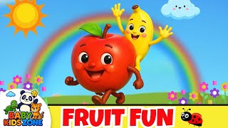 Fruits Carrying Fruits Fun Fruit Song For Kids Baby Kids Zone