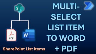 Batch Generate Word & Pdf From Sharepoint List With Power Automate Step-By-Step