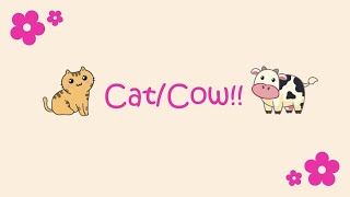 Lets Do Cat Cow Poses Together Mindful Movement For Kids