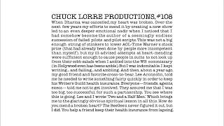 Chuck Lorre Productionsthe Tannenbaum Companywarner Bros. Television 2003