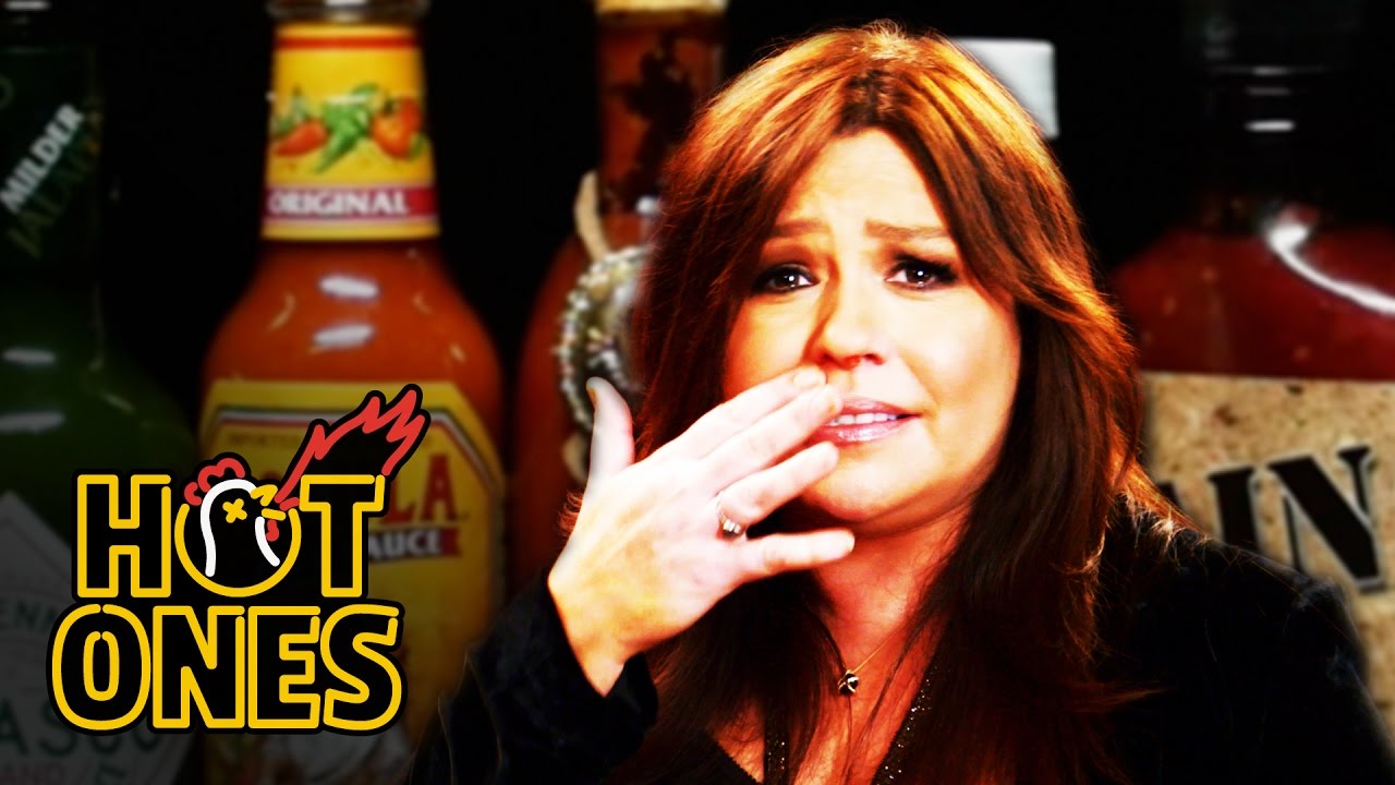 Rachael Ray Eats Extremely Hot Sauce