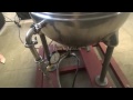 Groen 100 GAL 316 Stainless Steel Half Jacketed Mixing Kettle Demonstration