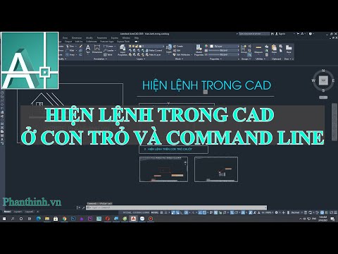 Hiện lệnh trong cad, cách hiển thị lệnh trên màn hình cad đơn giản.