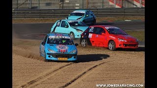 DNRT 206 GTi Cup - Circuit Zolder - Racedag 5 - Highlights #1 Huib van den Nulft
