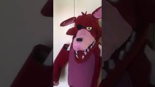 Testing My Foxy Costume Not Done With The Costumesuit Foxy Cosplay Fnaf Unwithered Foxy