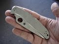 Stainless Steel Spyderco Endura