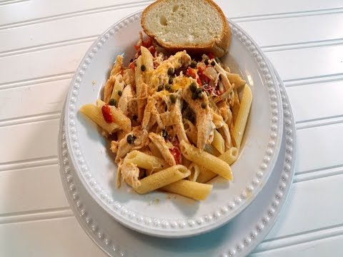 Photo Pasta Recipe With Chicken And Peppers