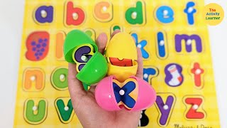 Learn Letters Surprise Eggs Uppercase And Lowercase Letters Educational Videos For Children
