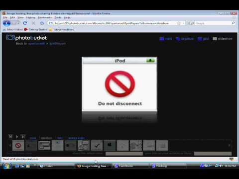   Frozen Computer on Disconnect Screen And Fix A Frozen Ipod From Your Itunes And Computer