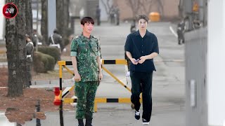 Momentum!! Cha Eun Woo visit to Jungkook's military camp amazed the Army