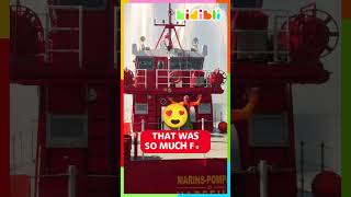 I'm The Captain Of A Fire Boat ! 🔥 | Kidibli #Shorts