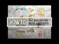 How to use paper scraps for embellishments - Papercrafts