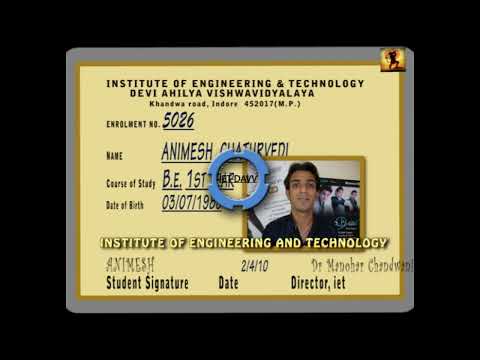 IET DAVV college video College Ke Din