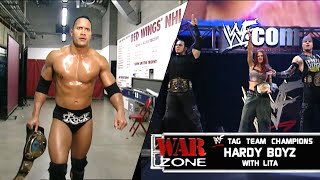 The Rock & The Hardy Boyz Wlita Vs Kurt Angle & Edge, Christian Wstephanie Mcmahon Part 1