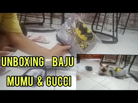 UNBOXING BAJU KUCING || UNBOXING BAJU KUCING MURAH