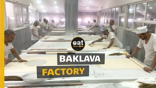 Gaziantep'te Baklava Fabrikası | Baklava Nasıl Yapılır | İmam Çağdaş Gaziantep