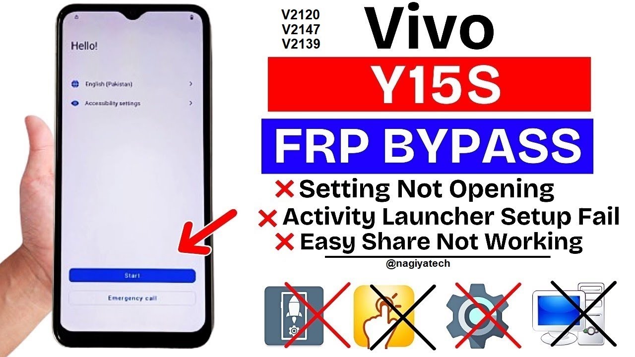 Vivo Y15s FRP Bypass | Google Lock Remove | Android 12 Vivo Y15s FRP Bypass | Google Lock Remove | Android 12