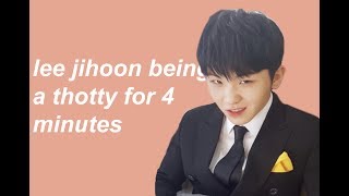 lee jihoon popping off for 4 minutes