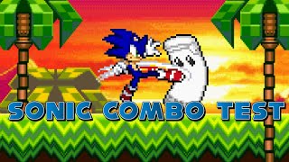 Sonic Combo Test Flipaclip Sprite Animation