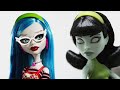 Monster High Make-up Transformation: Ghoulia Yelps becomes Scarah Screams
