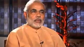 Narendra Modi walking out of Karan Thapar Interview