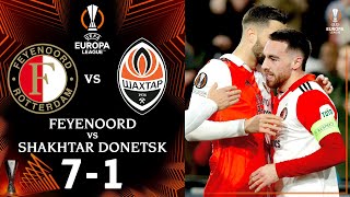 Feyenoord Vs Shakhtar Donetsk 7-1 All Goals & Extended Highlights Uefa Europa League 202223
