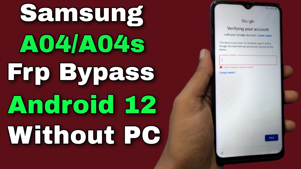 Samsung A04/A04S Frp Bypass Without PC Android 12 | Samsung A04/A04S Frp Bypass Without PC Android 12 |