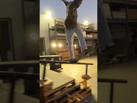 Skating a super sketchy hand rail is up on YouTube‼️👍🏽 #skateclipsdaily #skateboarding #miniramp