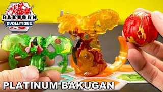 PLATINUM Metal Bakugan - 5 All New Bakugan: Evolutions Toys