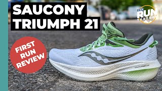 Saucony Triumph 21 First Run Review | Still one of the best max cushioned shoes 