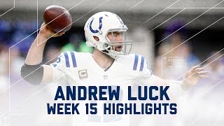 Andrew Luck Tosses 2 Tds & 250 Yards Colts Vs. Vikings Nfl Week 15 Player Highlights