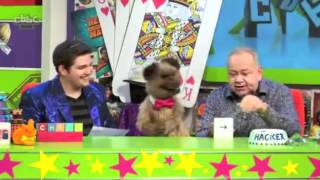 JOHN ARCHER ON CBBC WITH CHRIS AND HACKER