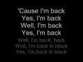 AC/DC-Back in Black Lyrics