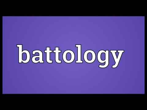 Header of battology