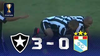SHOW DO PANTERA! Veja os lances de Botafogo 3 x 0 Sporting Cristal
