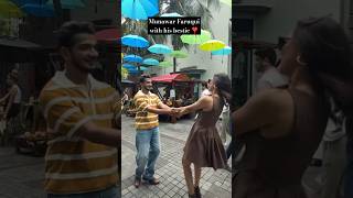 Munawar Faruqui Enjoying With His Best Friend Krystle Dsouza Wife Mehzabeen