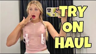 [4K] Transparent Try On Haul 2024 | Transparent Wear With Mia Sofi