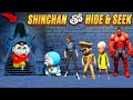 Shinchan Playing Hide & Seek With Doraemon Nobita Motu Patlu & Ghost😱Full Fun🤣