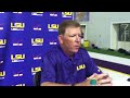 Cam Cameron talks LSU practice