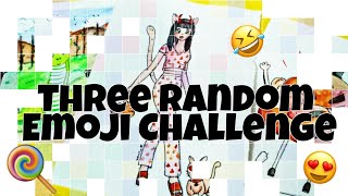Three Emoji Art Challenge | Turning 3 random emojis into art!