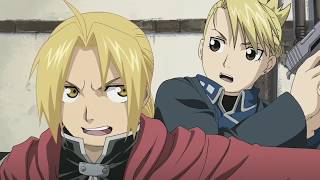 Edward & Alphonse vs Scar (Edward tries to draw out Homunculi)
